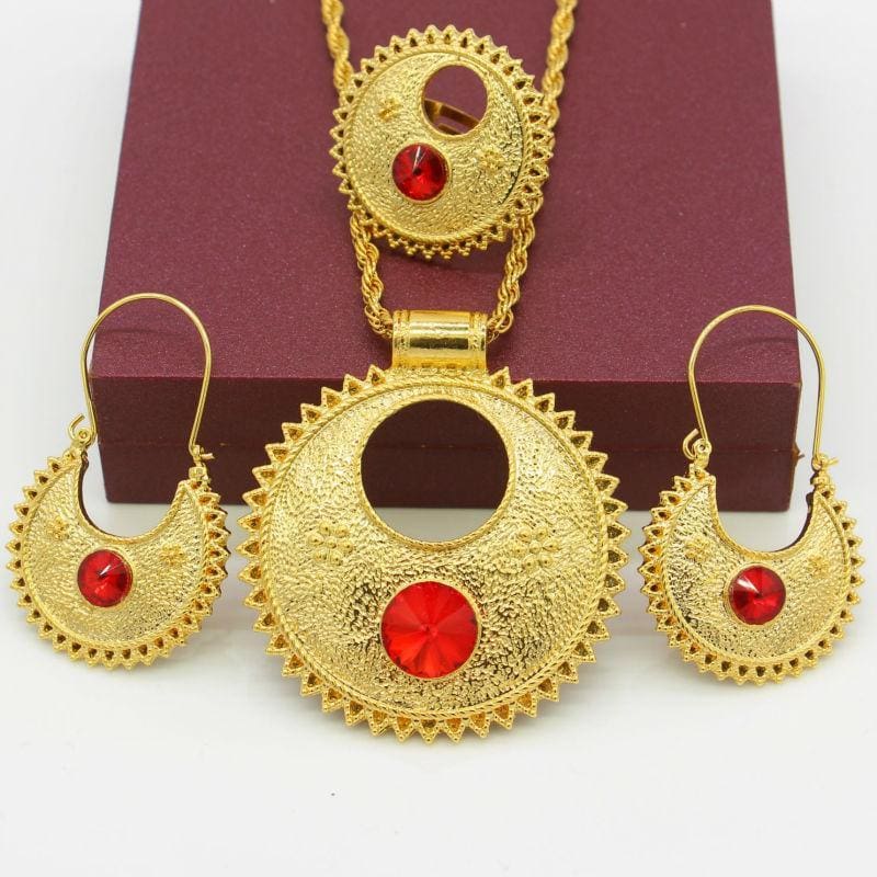 Bontu Habesha Wedding Jewelry - Ethiopian Traditional Dress