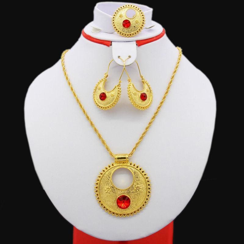 Bontu Habesha Wedding Jewelry - Ethiopian Traditional Dress