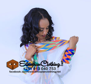 Danat Habesha dress - Ethiopian Traditional Dress