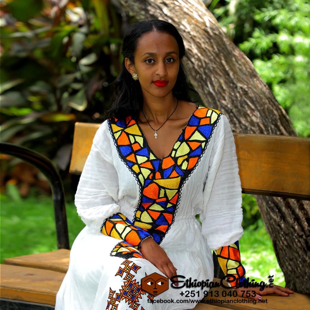 Dehab habesha dress - Ethiopian Traditional Dress