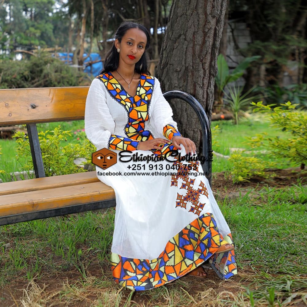 Dehab habesha dress - Ethiopian Traditional Dress