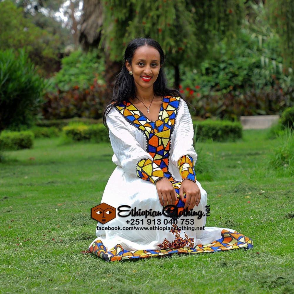 Dehab habesha dress - Ethiopian Traditional Dress