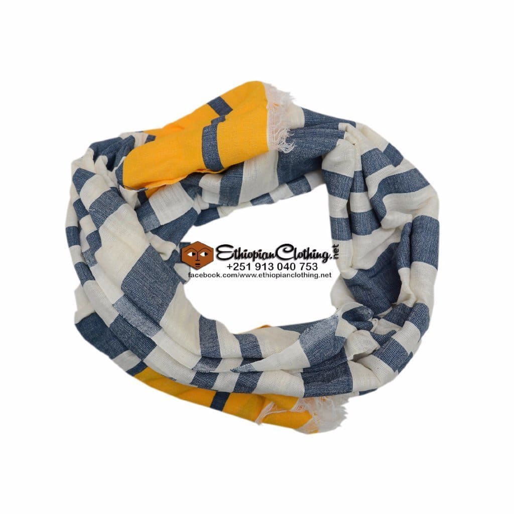 Edel Edel Eritrean Scarf - Designer woven scarves - EthiopianClothing.Net