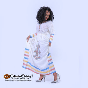 Enku Ethiopian traditional cloth - Ethiopian Traditional Dress