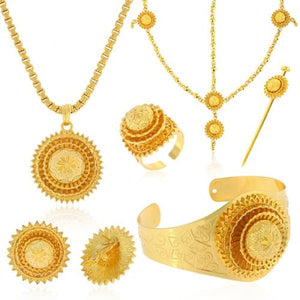 Enqu Ethiopian Wedding Jewelry - Ethiopian Traditional Dress