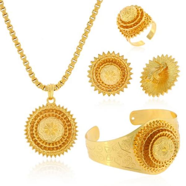 Enqu Ethiopian Wedding Jewelry - Ethiopian Traditional Dress