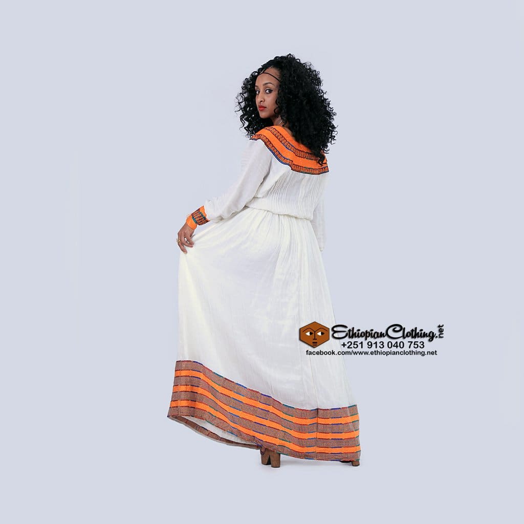 Fasika Habesha kemis - Ethiopian Traditional Dress
