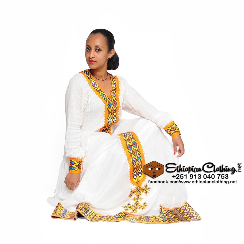Gamo Cultural Habesha Dress - Ethiopian Traditional Dress