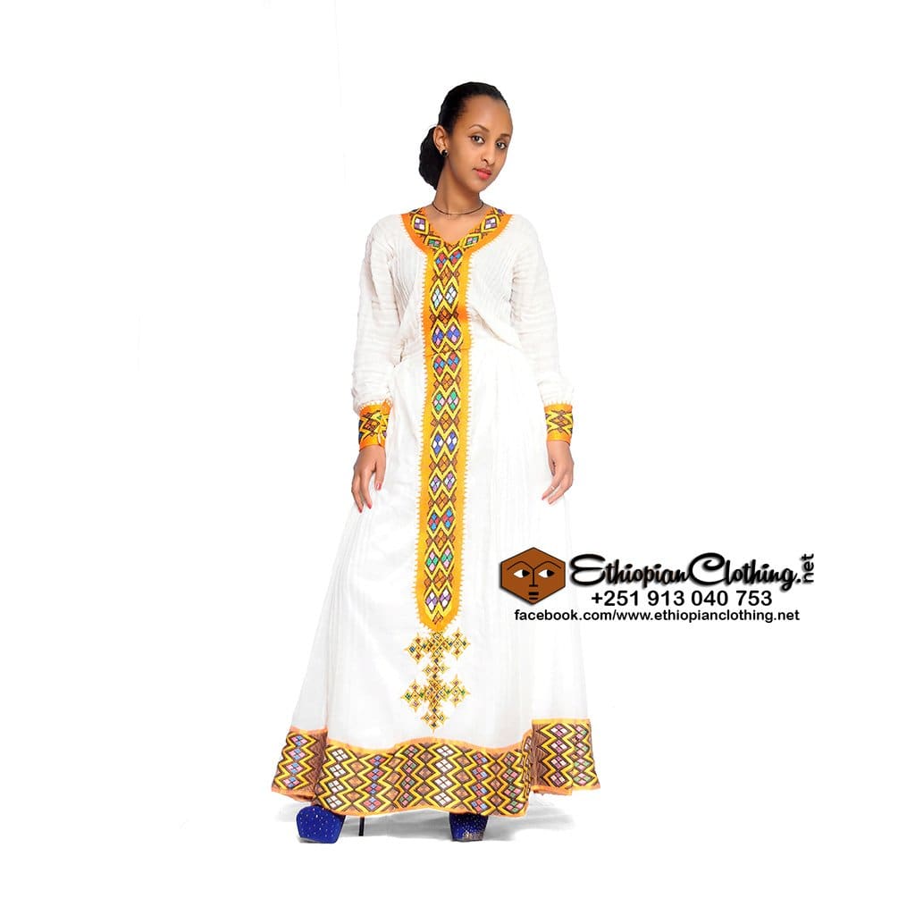 Gamo Cultural Habesha Dress - Ethiopian Traditional Dress