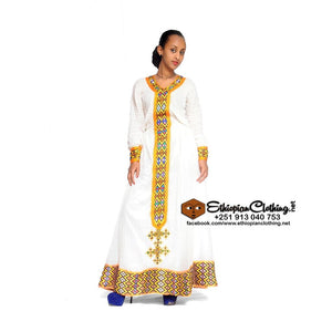 Gamo Cultural Habesha Dress - Ethiopian Traditional Dress