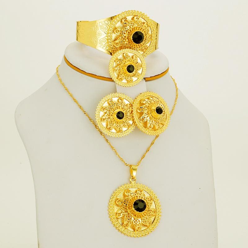Habesha Chokers Gold Color - Ethiopian Traditional Dress