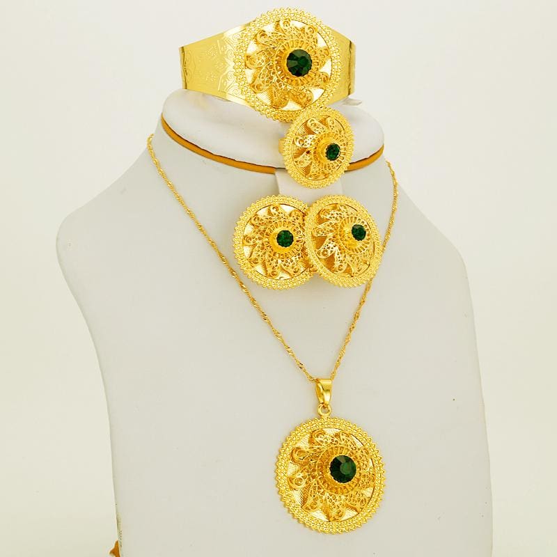 Habesha Chokers Gold Color - Ethiopian Traditional Dress