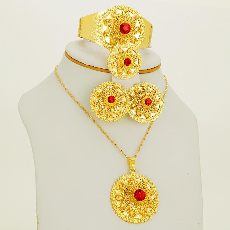 Habesha Chokers Gold Color - Ethiopian Traditional Dress
