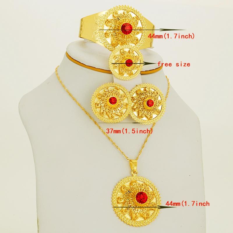 Habesha Chokers Gold Color - Ethiopian Traditional Dress