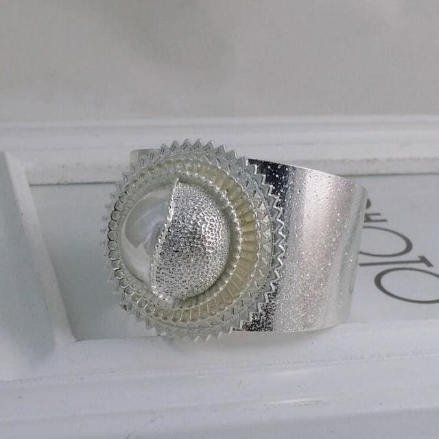 Habesha Wedding Scrub Bangle - Ethiopian Traditional Dress
