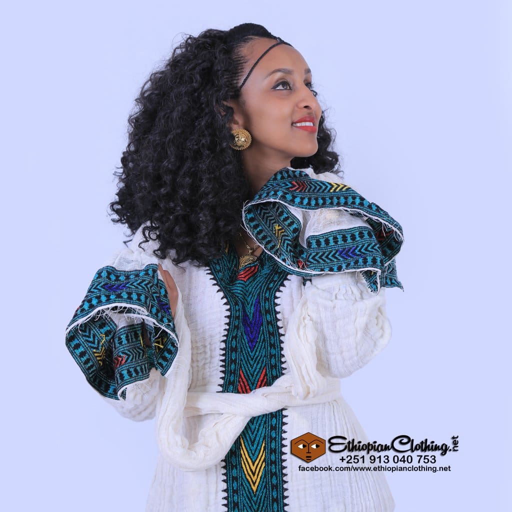 Hiwi Axum telfi - Ethiopian Traditional Dress