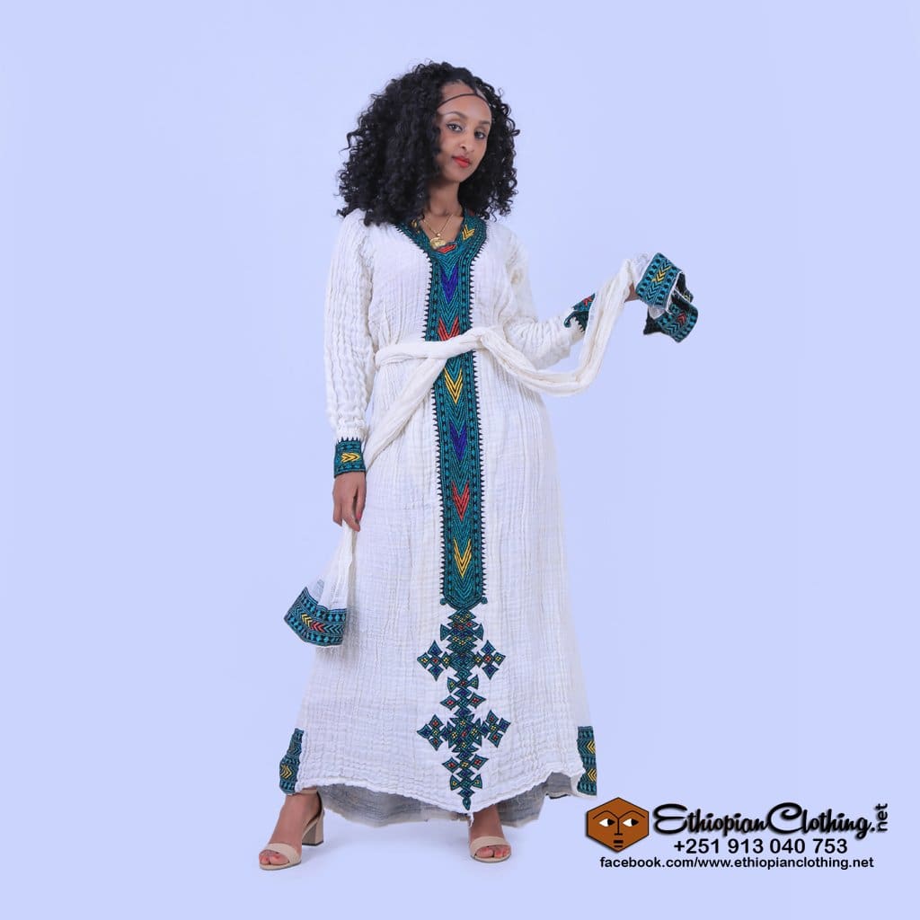 Hiwi Axum telfi - Ethiopian Traditional Dress