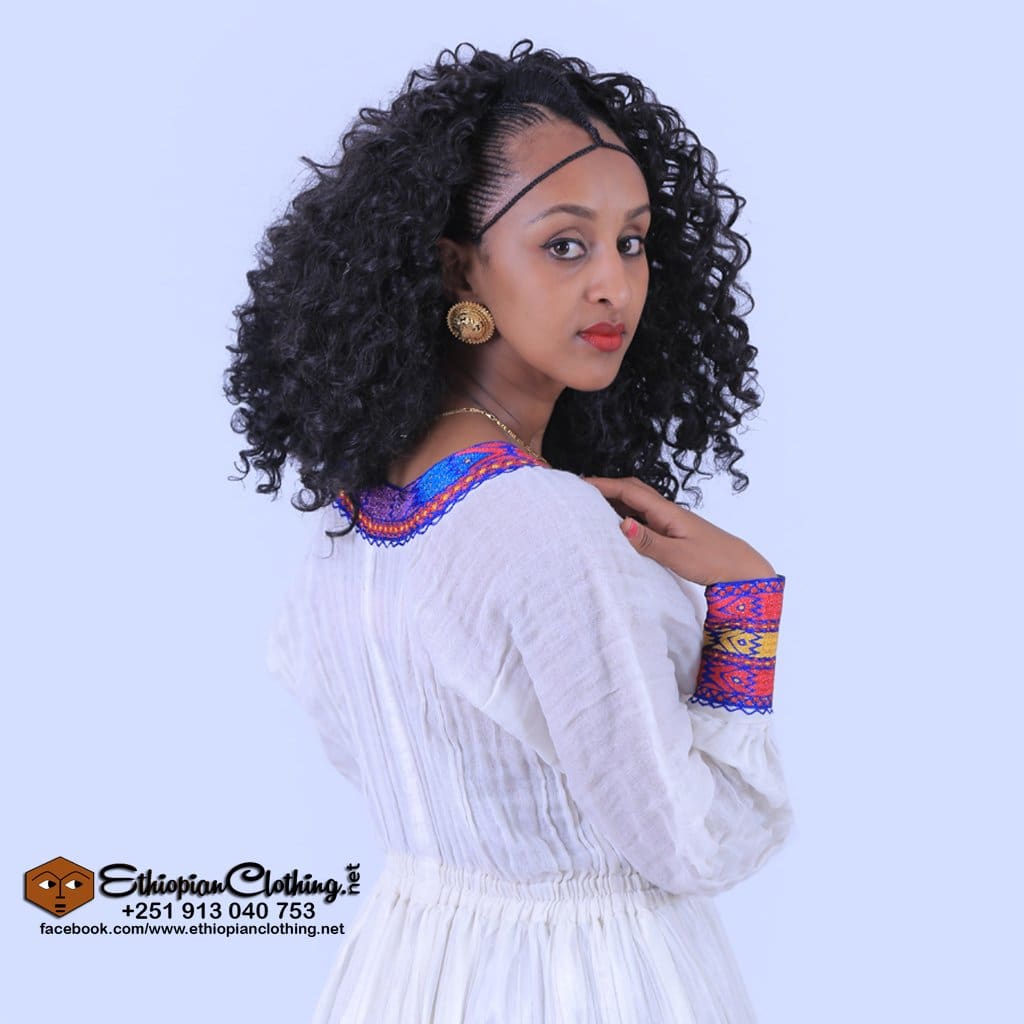 Jalele Habesha Kemis - Ethiopian Traditional Dress