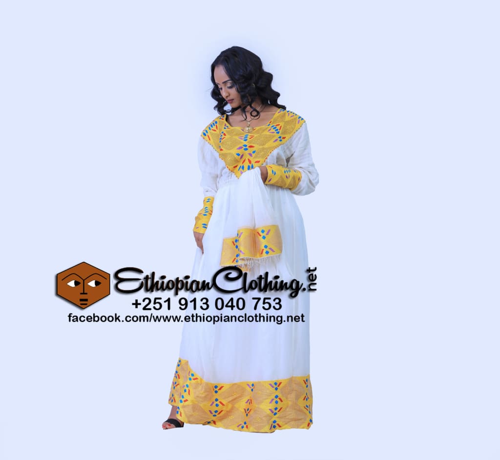 Jenber Ethiopian clothing - Ethiopian Traditional Dress