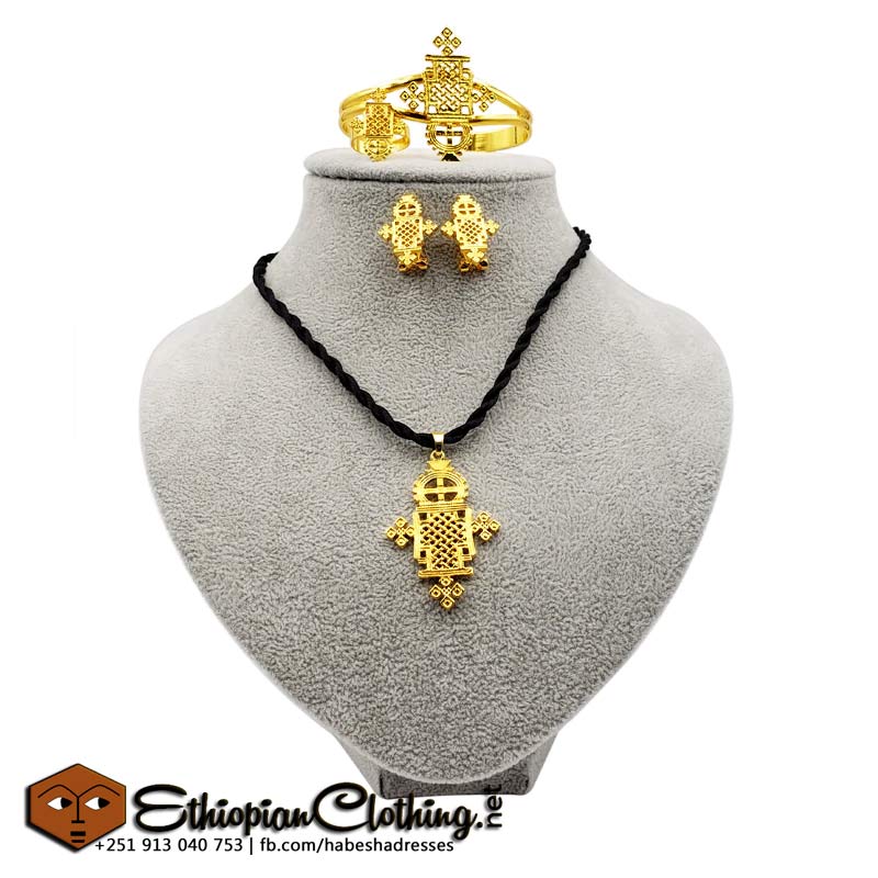 Selam Ethiopian jewelry sets - Ethiopian Traditional Dress