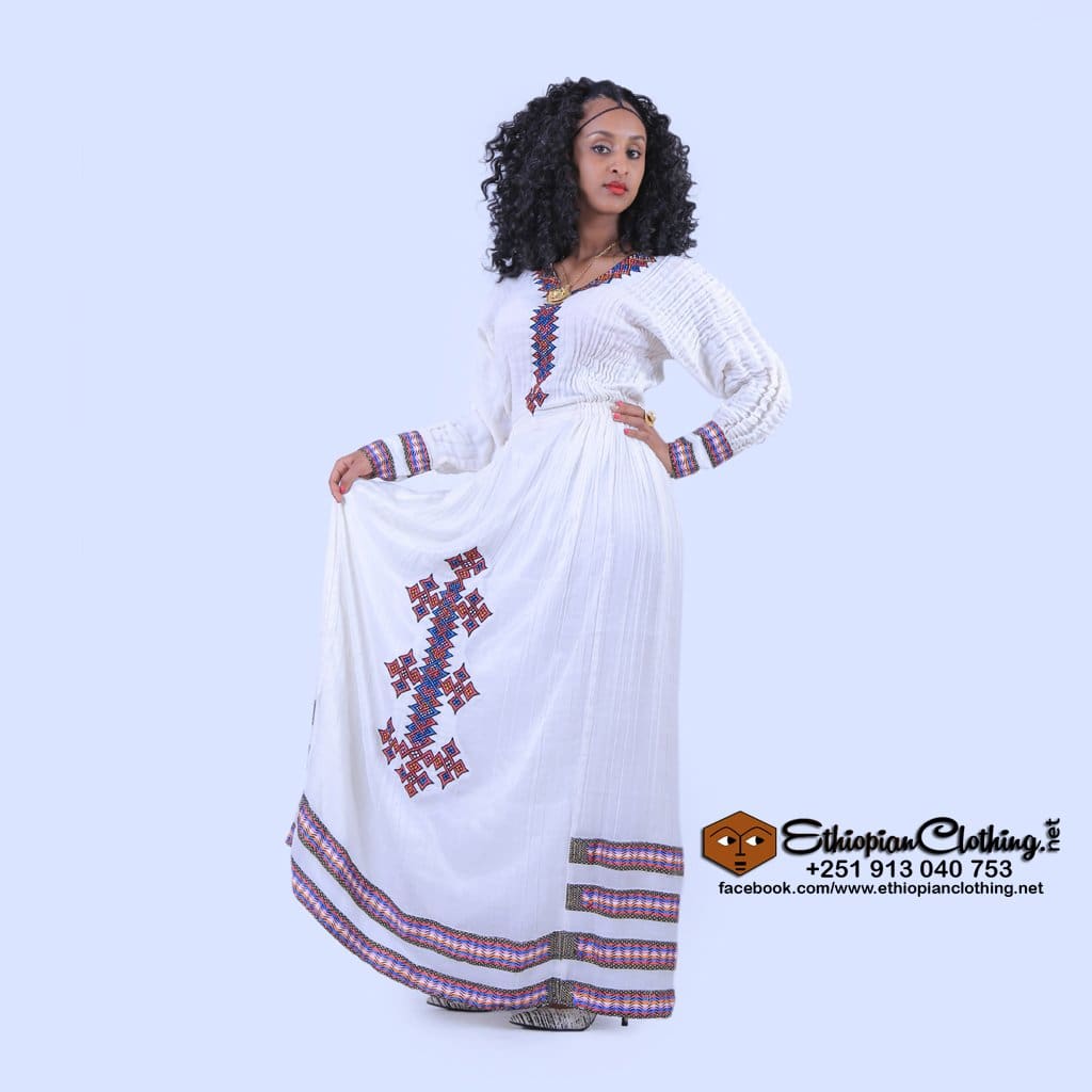 Kokeb Ethiopian traditional dress - Ethiopian Traditional Dress