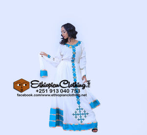 Konta Habesha dress - Ethiopian Traditional Dress