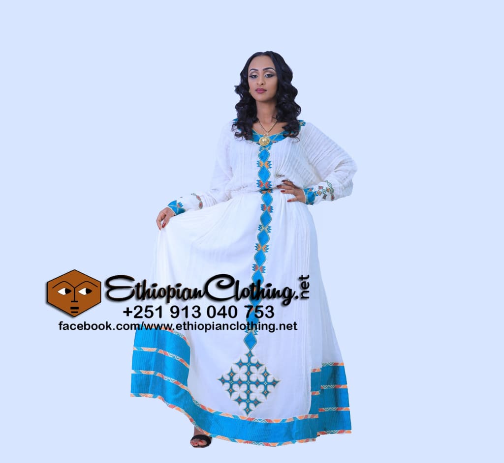 Konta Habesha dress - Ethiopian Traditional Dress