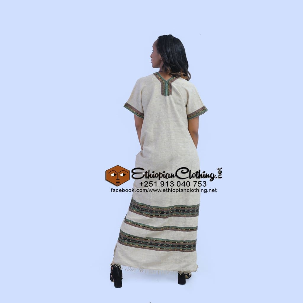 Kuri coffee dress - Ethiopian Traditional Dress