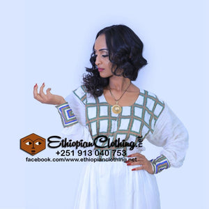 Lula Habesha Dress - Ethiopian Traditional Dress