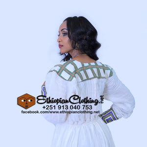 Lula Habesha Dress - Ethiopian Traditional Dress