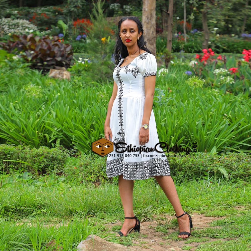 Melat habesha fashion dress - Ethiopian Traditional Dress