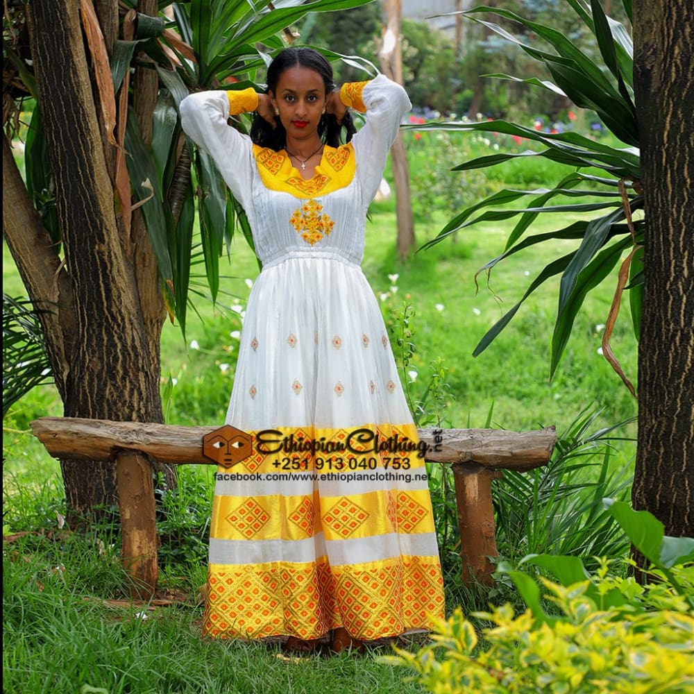 Meron Ethiopian Cloth - Ethiopian Traditional Dress