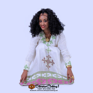 Meskel Ethiopian Church cloth - Ethiopian Traditional Dress