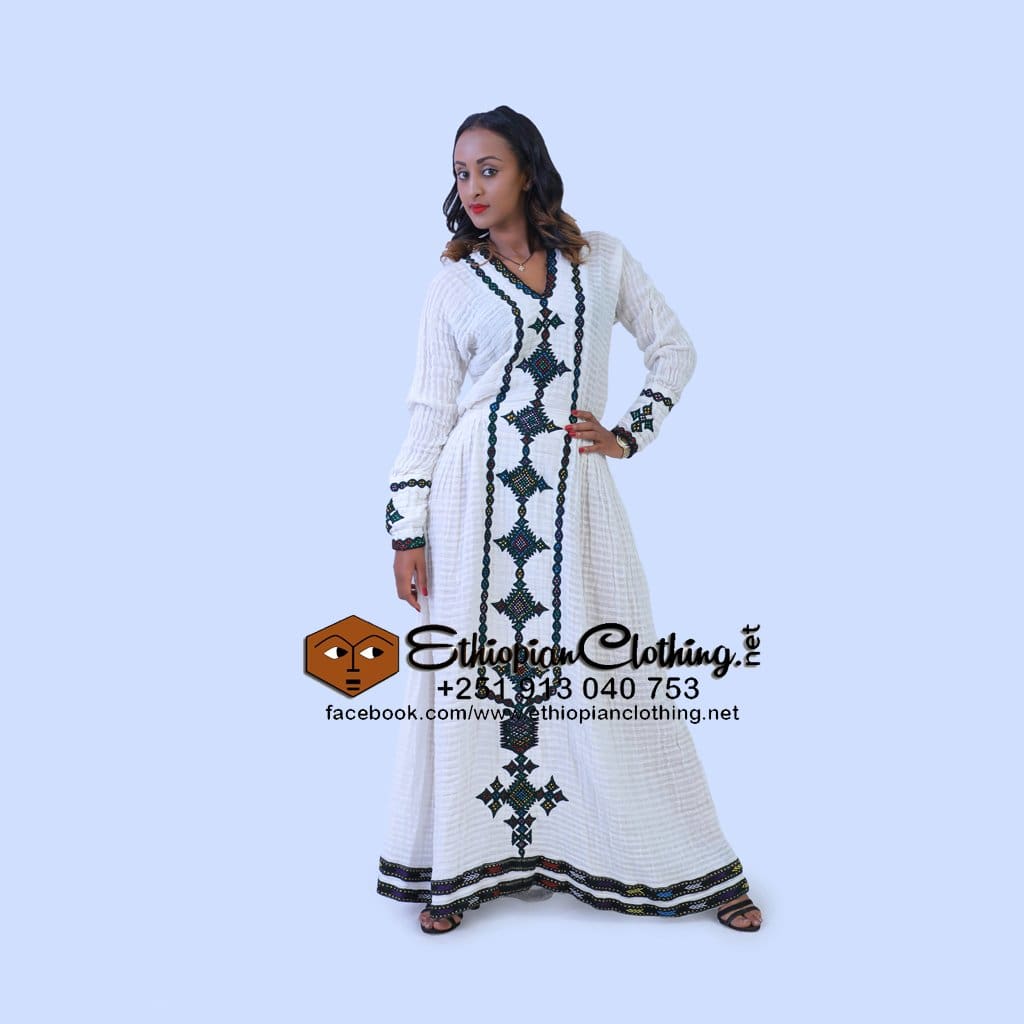 Meskel Habesha Kemis - Ethiopian Traditional Dress