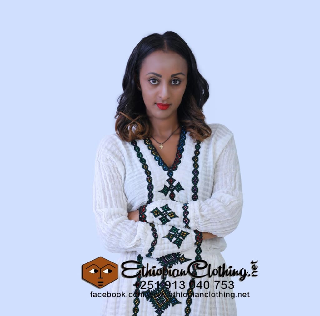 Meskel Habesha Kemis - Ethiopian Traditional Dress