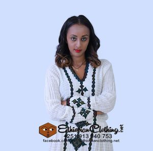 Meskel Habesha Kemis - Ethiopian Traditional Dress