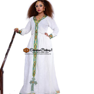 Munit Habesha Dress - Ethiopian Traditional Dress