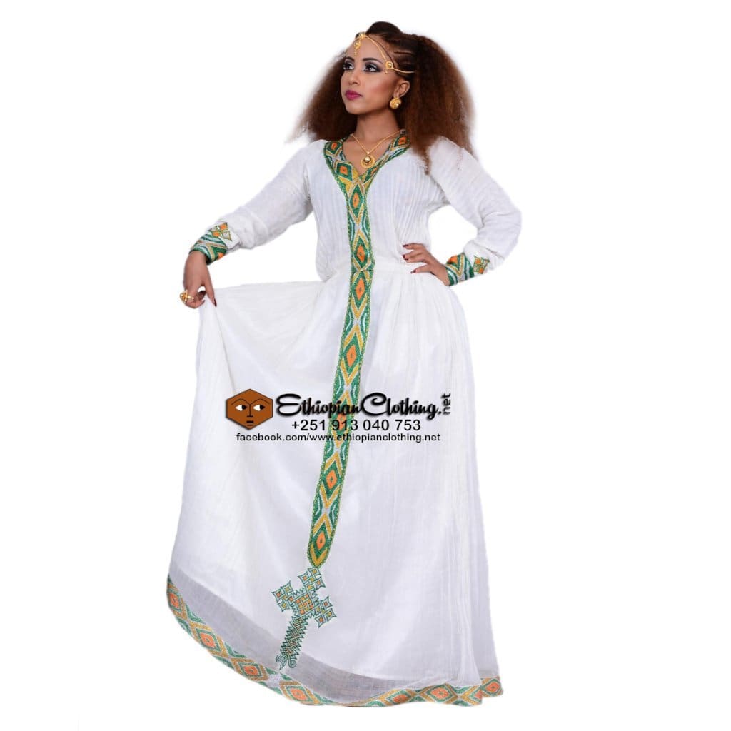 Munit Habesha Dress - Ethiopian Traditional Dress