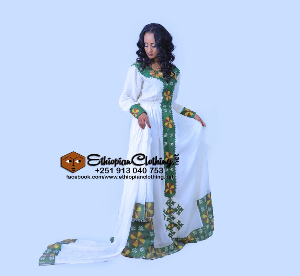 Naomi Habesha Kemis - Ethiopian Traditional Dress