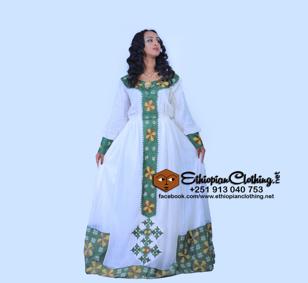 Naomi Habesha Kemis - Ethiopian Traditional Dress