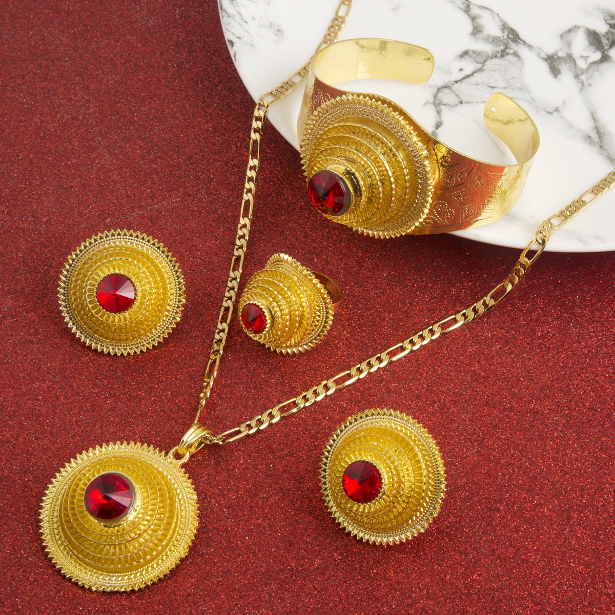 Ethiopian Jewelry Sets - Ethiopian Traditional Dress