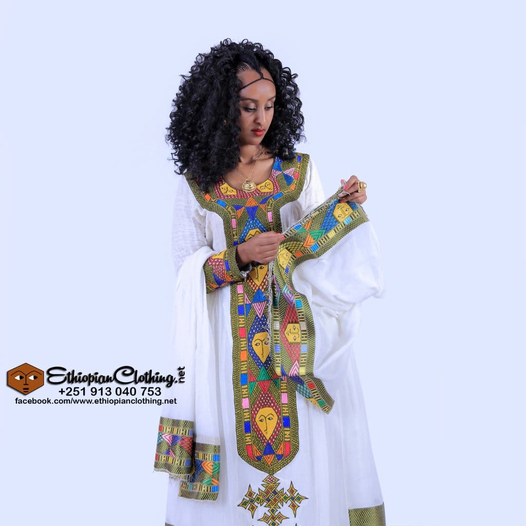 Saba Habesha Kemis - Ethiopian Traditional Dress