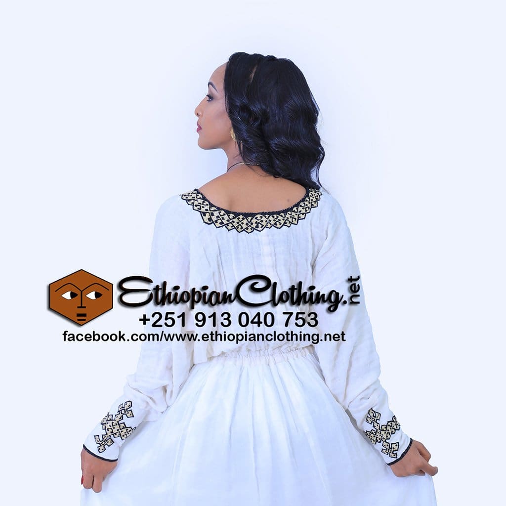 Semhar Eritrean zuria - Ethiopian Traditional Dress