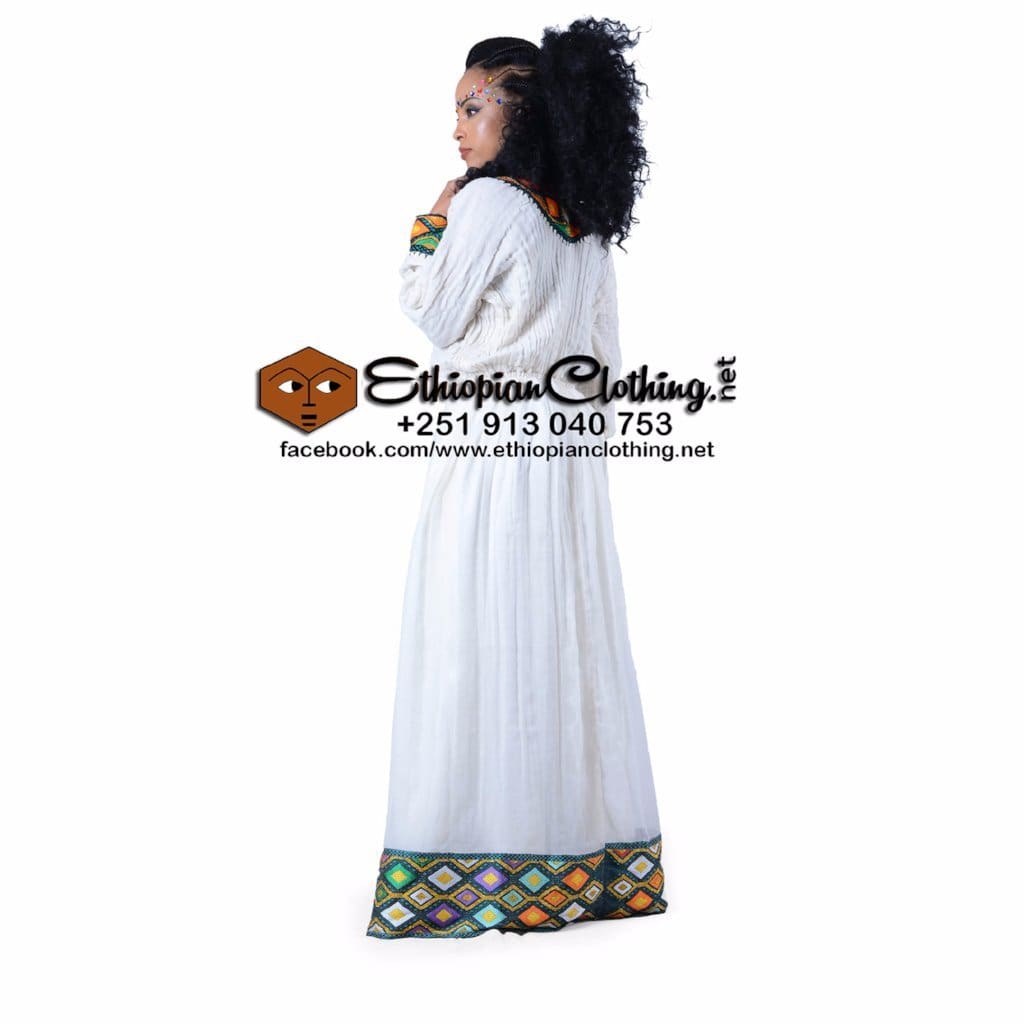 Senait Habesha Dress - Ethiopian Traditional Dress