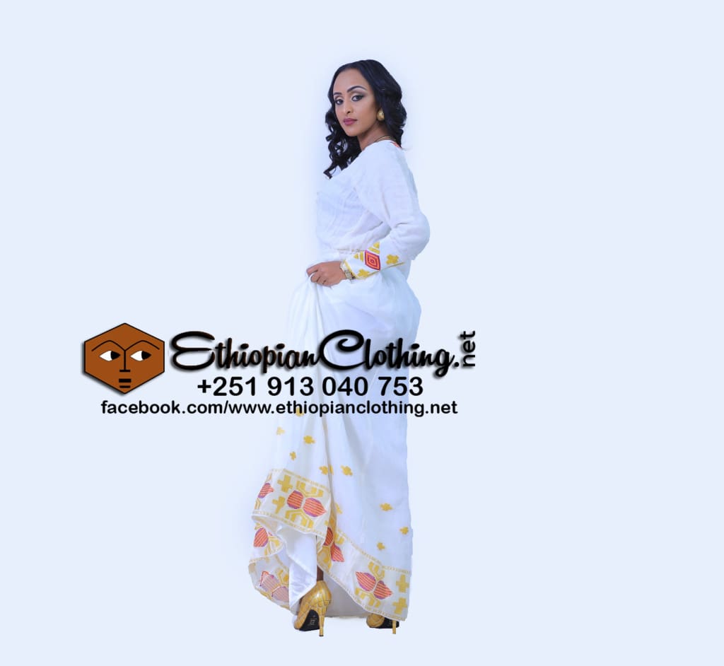 Sore Habesha Dress - Ethiopian Traditional Dress