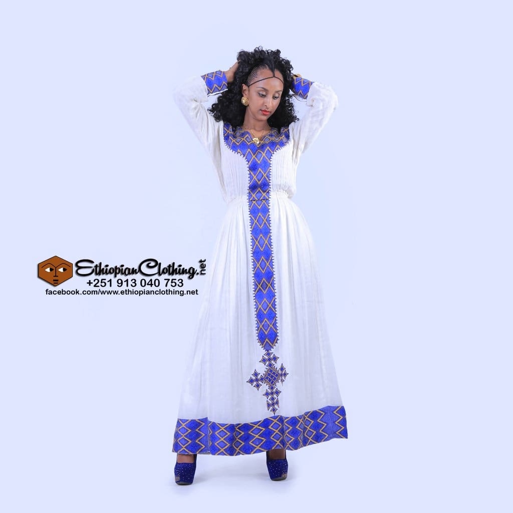 Timrin Eritrean Zuria - Ethiopian Traditional Dress