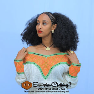 Readymade Tirhas Ethiopians Axum Telf - Ethiopian Traditional Dress
