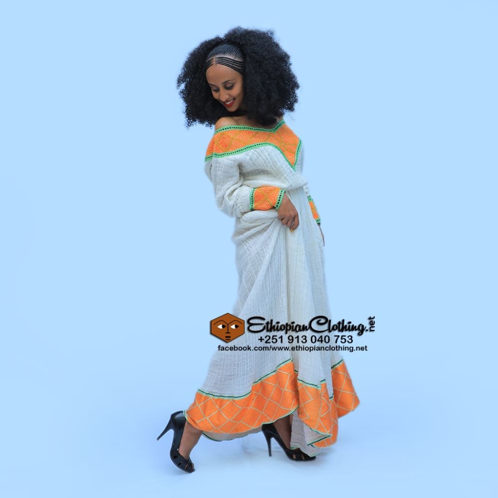 Readymade Tirhas Ethiopians Axum Telf - Ethiopian Traditional Dress