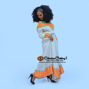 Readymade Tirhas Ethiopians Axum Telf - Ethiopian Traditional Dress