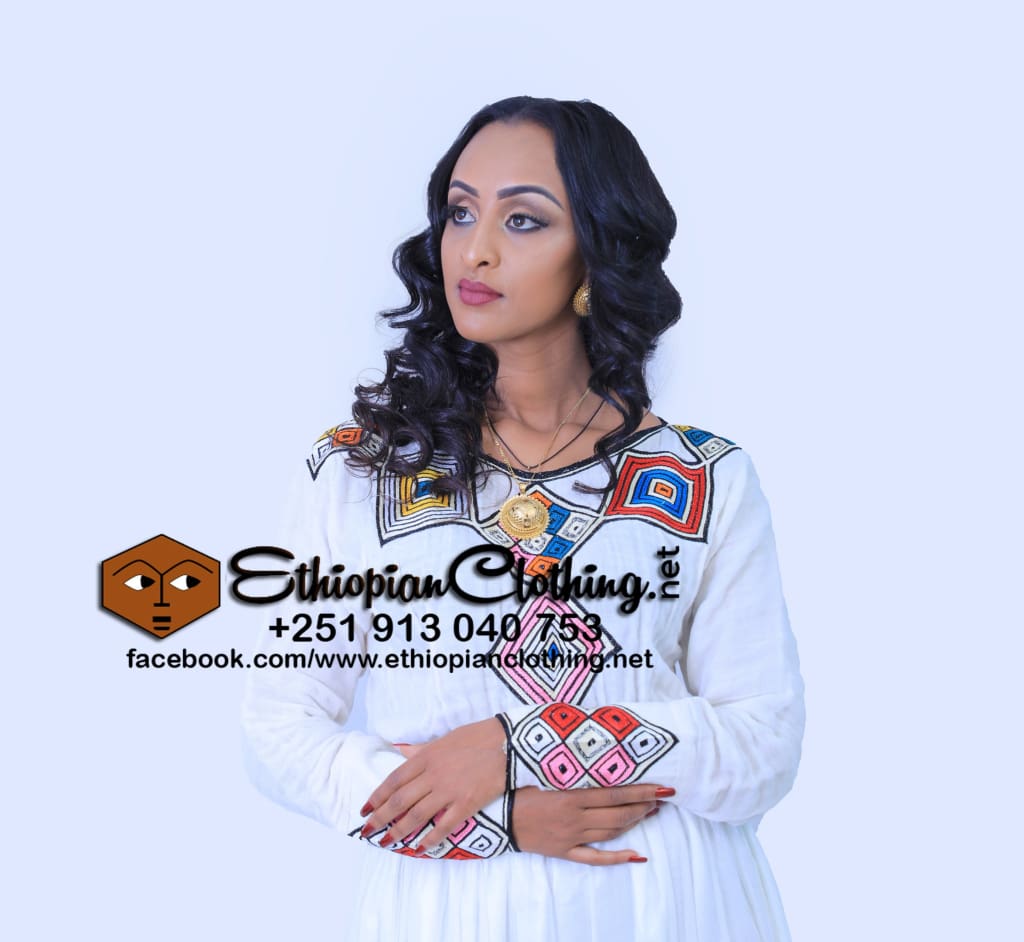 Wag Habesha dress - Ethiopian Traditional Dress